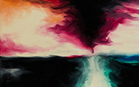 Death - 18x24 Cattle marker on paper - 2013